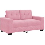 SOFA 2 kom. Ružičasta Baršun | shoptok.hr