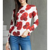 Gemre Beige blouse decorated with Amaya print | shoptok.hr