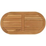 Gornji dio stola 80 x 40 x 2,5 cm Ovalni Čvrsto teak drvo | shoptok.hr