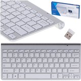  Brezžična tipkovnica za Smart TV – 2.4 GHz USB (srebrna) | Shoptok.si
