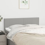  Uzglavlja svjetlosiva 144x5x78/88 cm od tkanine | shoptok.hr