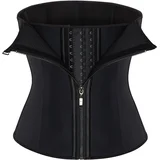 korset za struk sa rajsferšlusom i čeličnim žicama - latex