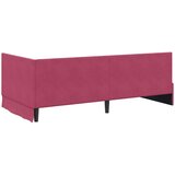  Kutni krevetni okvir s madracem 2 kom. Vinska crvena 90 x 190 cm | Shoptok.si