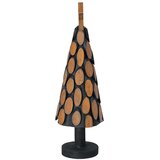 vidaXL Božićno drvce s stalakom Smeđa 60 cm Masivna tikovina | shoptok.hr