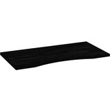 vidaXL Mizna plošča temno rjava 100x50x2,5 cm trdna hrastovina | Shoptok.si