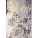 Agnella Siva/kremno bela volnena preproga 133x180 cm Plants – | Shoptok.si