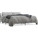 Okvir kreveta boja hrasta 180x200 cm konstruiranog drvo i metal | shoptok.hr