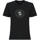 Karl Lagerfeld Majice s kratkimi rokavi IKON RS CIRCLE T-SHIRT Črna Cene