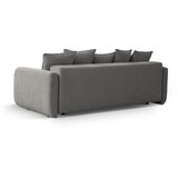 Micadoni Siva sklopiva/s prostorom za odlaganje sofa 231 cm Elen – | shoptok.hr