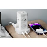 XO Stoni Produžni kabl WL21 8 utičnica + 3*USB + 1*TYPE-C beli | ePonuda.com