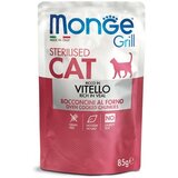 Monge Grill sos za mačke Sterilised - Teletina/Govedina 28x85g | ePonuda.com
