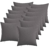  Jastuk s jastukom HEERLEN 12 kom. Svjetlosiva Tkanina - Svjetlosiva 40 x 40 cm 12 | shoptok.hr