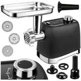 električna mašina za mljevenje mesa 2400 W, Reverse, 3 rešetke, do 2,5 kg/min