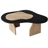 Hanah home sto za dnevnu sobu melted black sapphire oak | ePonuda.com