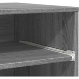  Stalak za pisač s kotačima siva boja hrasta 60 x 48 x 74 cm | shoptok.hr