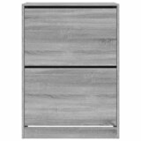 Ormarić za cipele s 2 preklopne ladice boja hrasta 80x42x108 cm | shoptok.hr