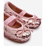 Boto Kids' Ballerina Flats Adorned with Sequins Pink Weries | Shoptok.si