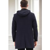 Dewberry PLT8371 DEWBRRY MEN'S COAT-DIAGONAL NAVY BLUE-2 | Shoptok.si