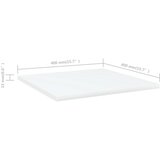 Police Dodatne police za omaro 4 kosi bele 40x40x1,5 cm iverna plošča, (20934212) | Shoptok.si