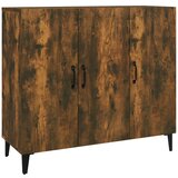Maison Chic Komoda - Predalnik dimljeni hrast 90x34x80 cm konstruiran les, (21716924) | Shoptok.si