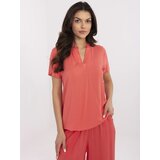 Sublevel Blouse-D73761M11173A-coral | Shoptok.si