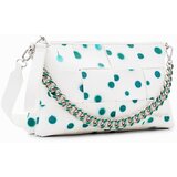 Desigual Torba preko ramena smaragdno zelena / bijela | shoptok.hr
