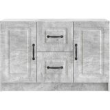  Kreveta Betonska siva 89 x 34,5 x 57 cm Konstruirano drvo | Eponuda.com