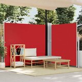  Uvlačiva bočna tenda za terasu 170 x 1200 cm crvena | shoptok.hr