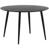 Venture Home Dipp okrugli blagovaonski stol ⌀115 cm, crni | shoptok.hr
