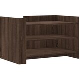 Furnova Klubska mizica rjavi hrast 80x50x50 cm inženirski les, (21915034) | Shoptok.si