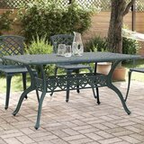  Vrtni stol zeleni 150 x 90 x 72 cm od lijevanog aluminija | shoptok.hr