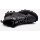 Boto Men's Trekking Shoes Lace-up Boots Black Salomene | Shoptok.si