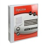 Optima Mapa A4 za prezentacije 2-prstena, 50 mm, bijela Cijene