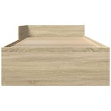  Okvir za krevet boja hrasta 75x190 cm od konstruiranog drva | shoptok.hr