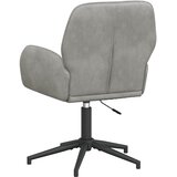  Okretne radne stolice 6 kom. 54 x 55 x 90 cm Svjetlosiva Baršun | Eponuda.ba