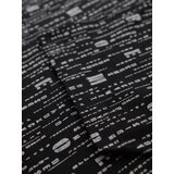 Ombre Cotton T-shirt with print and round neckline - black | Shoptok.si