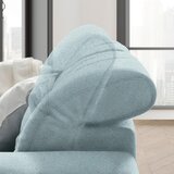 XORA KOTNA SEDEŽNA GARNITURA, tkanina pastelno modra | Shoptok.si