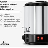 Klarstein Biggie aparat za kuhanje i zagrijavanje kuhanog vina | 25 litara | 30-110 °C | 1800 W | nehrđajući čelik | shoptok.hr
