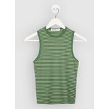 24COLOURS 12520B Striped Tank Top green | shoptok.hr