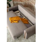 ELTAP Svetlo rjava raztegljiva/s prostorom za shranjevanje sedežna garnitura iz rebrastega žameta 244 cm Arcadova – | Shoptok.si