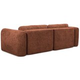 Makamii Sklopiva/s prostorom za odlaganje kutna garnitura od šenila boja terakote (s desnim kutom/s ležaljkom) Mele – | shoptok.hr