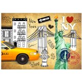  Tapeta - One way - New York 400x280 | shoptok.hr