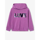 name it Dark pink girls' hoodie Frida - Girls