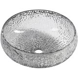 Sapho Črn steklen okrogel umivalnik ø 42 cm Gaviota – | Shoptok.si
