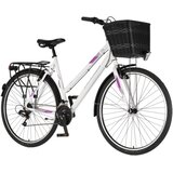 Visitor bicikl tour explorer axys lady pro 28" alu 21" v-brake 18 brzina 167-192cm (l/xl) belo ljubičasti p 1282105 Cene