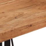  Barski stol 55 x 55 x 107 cm od masivnog drva bagrema i željeza | shoptok.hr