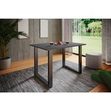 MID.YOU Jedilna Miza Xona, Antracit, Črna, 140x80cm | Shoptok.si