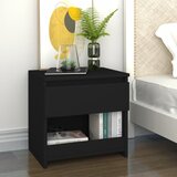 vidaXL noćni ormarić crni 40 x 30 x 39 cm od iverice Cijene