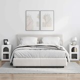  Noćni ormarić 2 pcs Bijelo 29.5 x 35 x 50 cm Konstruirano drvo | shoptok.hr