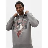 Koton Printed Oversize Sweatshirt Hooded Far East Themed | Shoptok.si
